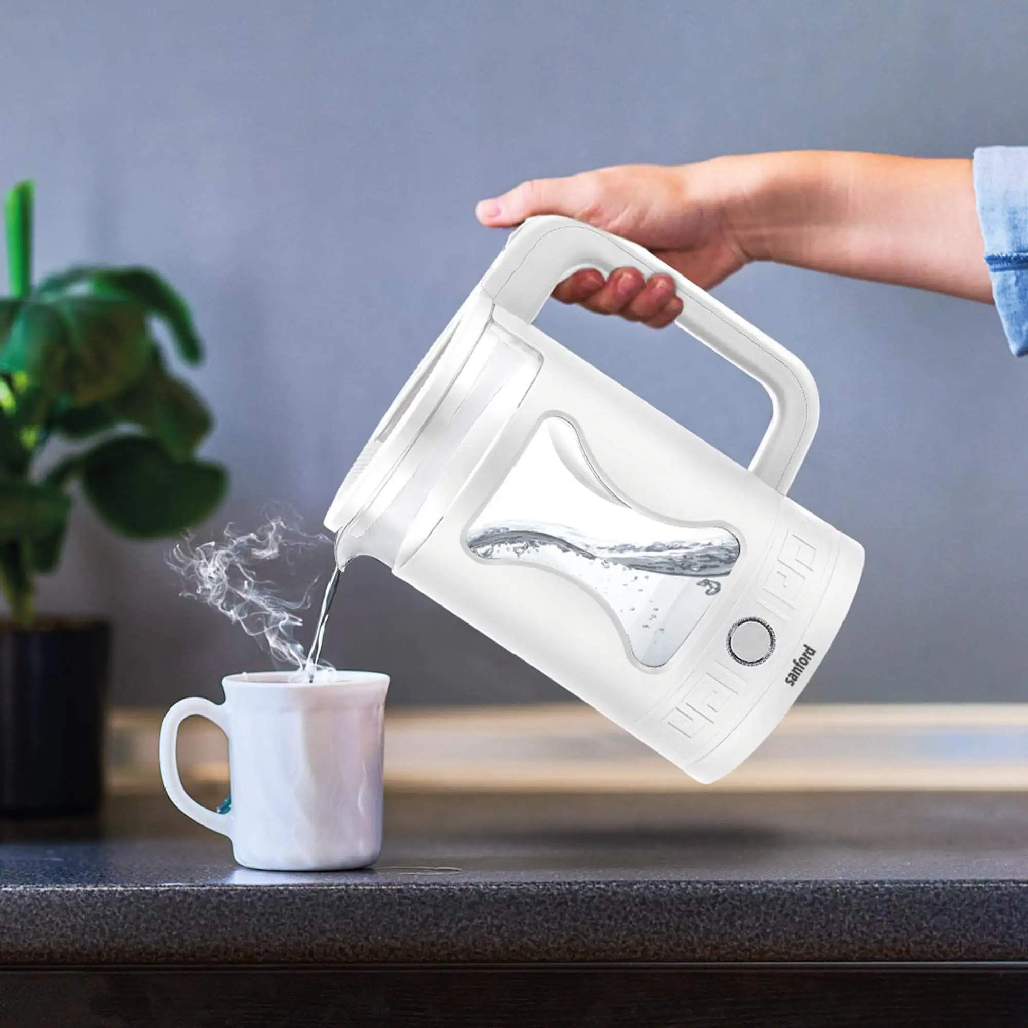 SANFORD 1.8L Glass Cordless Electric Kettle SF3359EK (as per colour available) - Image 7