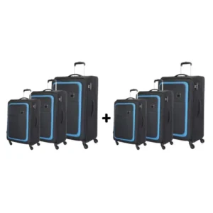 AMERICAN TOURISTER Seville Set of 3 Black - Offer on Second set at Rs 8000