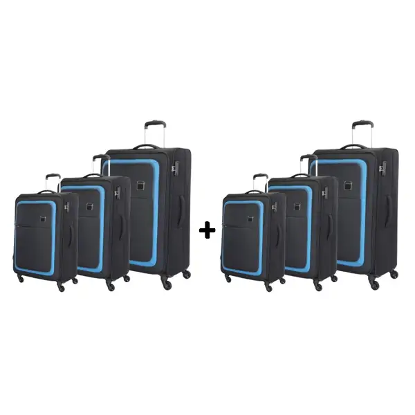 AMERICAN TOURISTER Seville Set of 3 Black - Offer on Second set at Rs 8000
