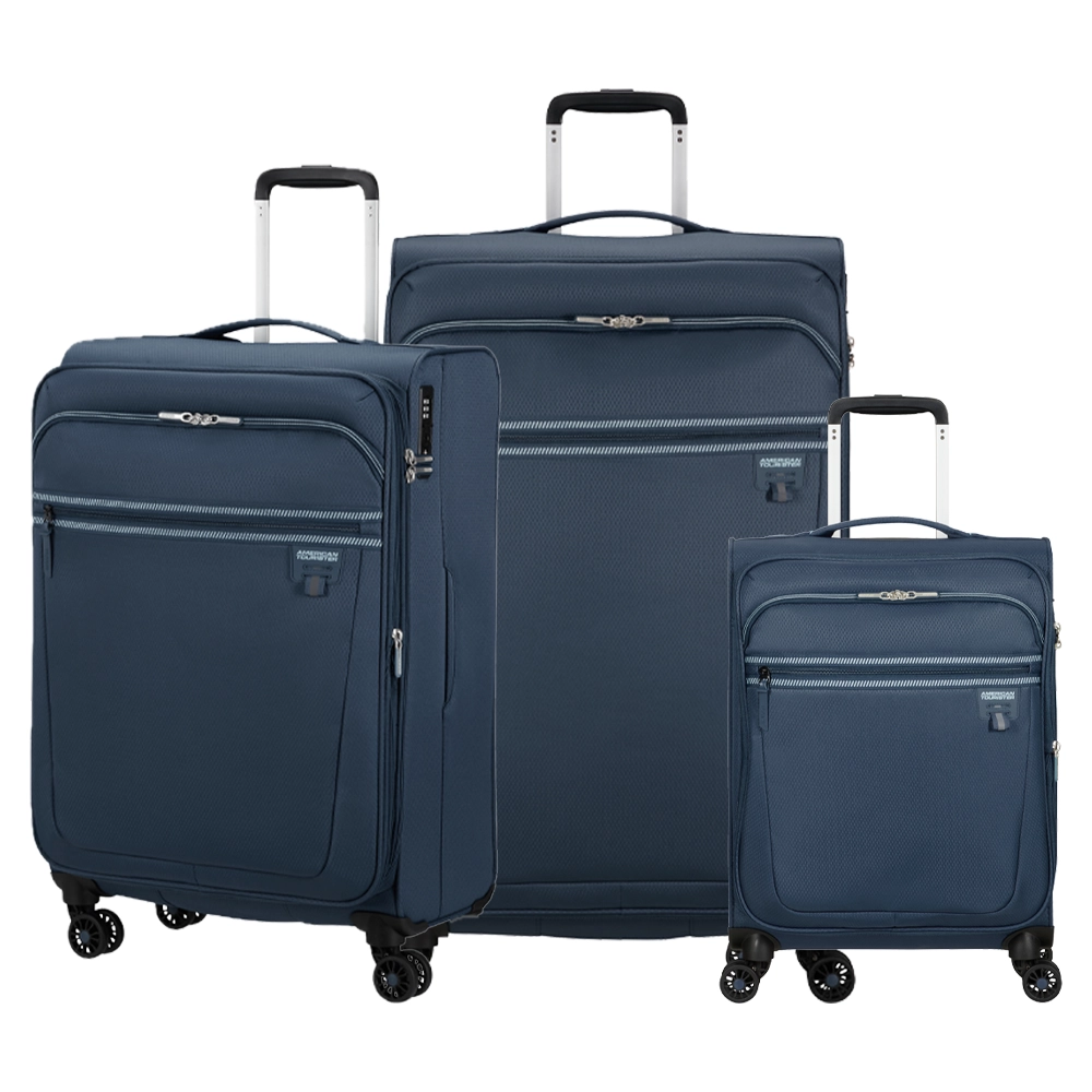 AMERICAN TOURISTER Aerospin Set3 Indigo + FREE FRONTEC Medium as per colour available worth Rs 13500