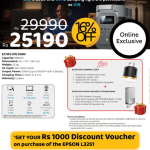 EcoFlow E980 Portable Power Station