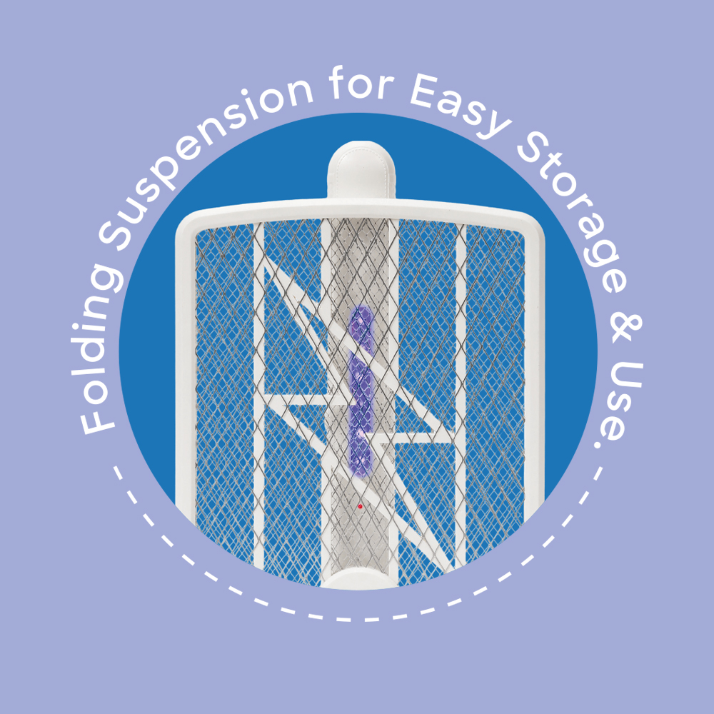 SANFORD Foldable Mosquito Bat with 3500V Zapping Power | SF640MK x2pcs - Image 3