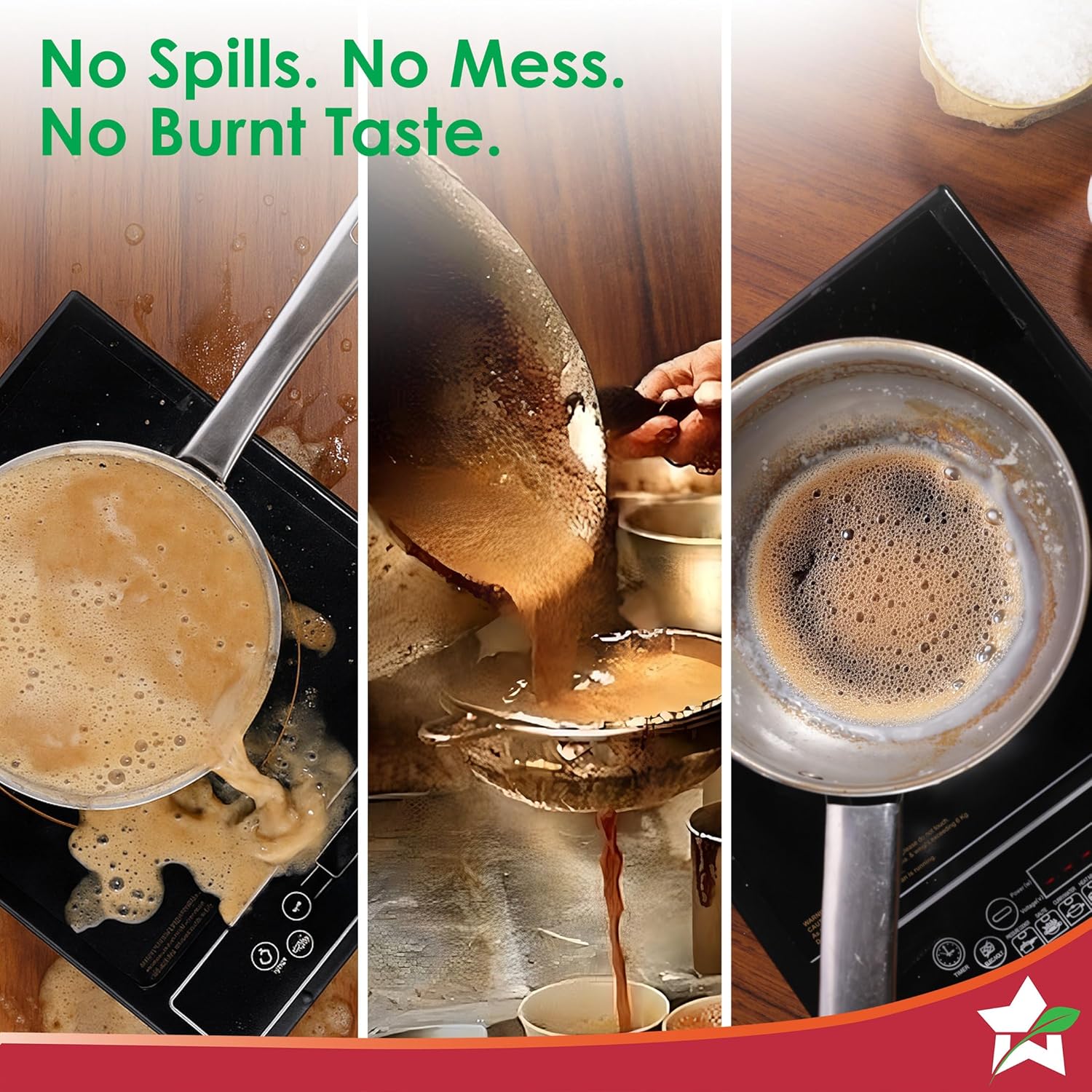 WONDERCHEF Fully Automatic Tea and Cappuccino Maker WON779-63155129 + Free 12 pcs Mitticool Chai Cups. MIT068(6pcs) x2sets - Image 6