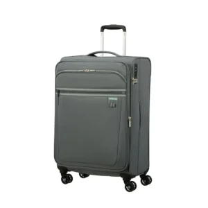 AMERICAN TOURISTER Aerospin Medium Stone Basalt + Free Baseus2593 Powerbank Bidirectioanl 15W worth Rs 1290