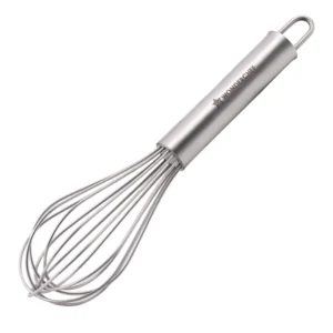 WONDERCHEF Ambrosia Whisk | Food-grade Stainless-steel | Comfortable Handle | Multi-purpose Kitchen Tool – For Blending, Whisking, Egg Beating, Stirring, Baking | Compact Design |1-Year Warranty WON767-63155103