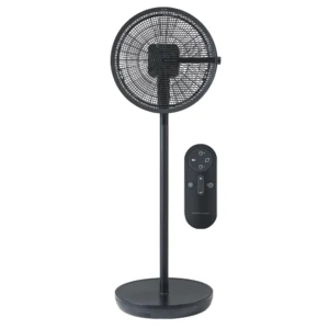BODEN STARK 16Incheas stand fan with remote control, 12 speeds, temperature indicator, 12Hrs timer BS-LDSF1-Bk