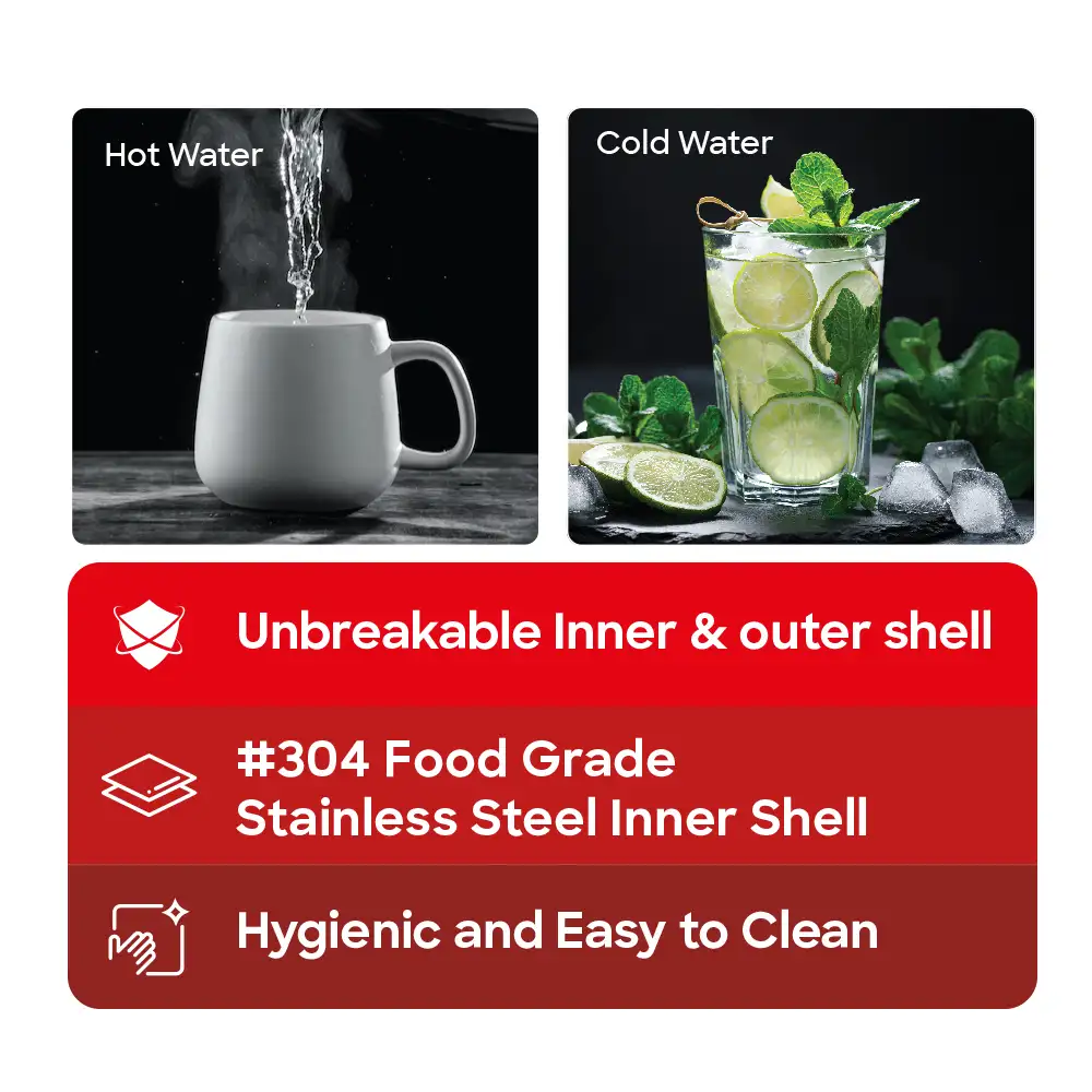 SANFORD Vacuum Flask 350ML HOT-COLD Stainless Steel SF1628SVF (Get 2 units at Rs 1000) - Image 4