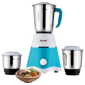 KONEK Mixer Grinder 550W 3SS Jars 12 months warranty on motor | Domestic Use K01-Magic3