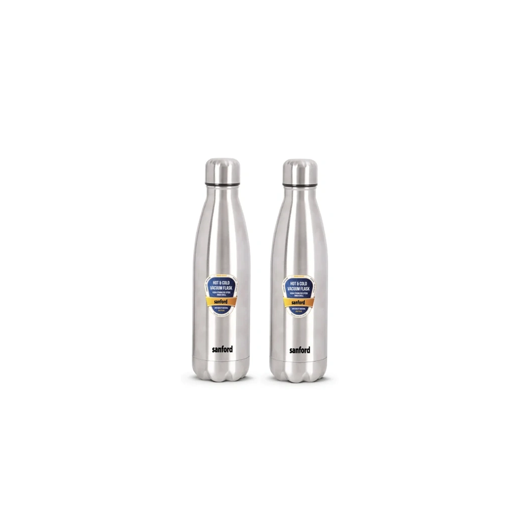 SANFORD Vacuum Flask 350ML HOT-COLD Stainless Steel SF1628SVF (Get 2 units at Rs 1000)