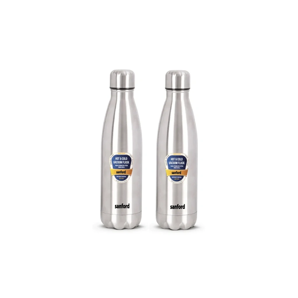 SANFORD Vacuum Flask 500ML HOT-COLD Stainless Steel SF1629SVF (Get 2 units at Rs 1200)