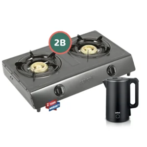 SANFORD Gas Stove SF5222GC Black + Kettle Sf3331Ek worth Rs 1500 (as per colour available)