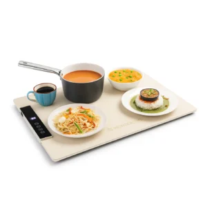WONDERCHEF WonderMat Food Warming Mat, Food-Grade Silicone, for Warming Cast-iron/Stainless-steel/Ceramic/Glass/Enamelware, Warms Soup Bowls, Lunch Boxes, Baby Food, Beverages, Rollable, 2-Yr Warranty WON782-63155119
