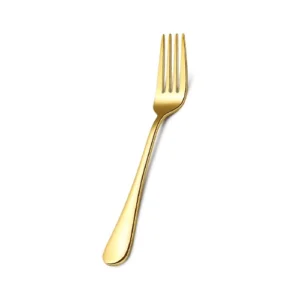 SS Golden Dessert Fork Set of 6pcs ABD10263 (Heavy Quality)