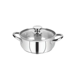 SOLITAIRE Stainless Steel Casserole Induction Base 14cm IBH01