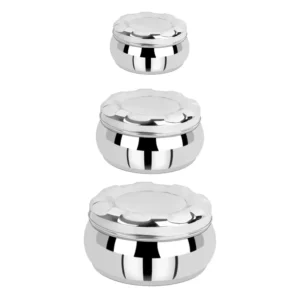 SOLITAIRE Stainless Steel Peru Cannister PD01+PD02+PD03