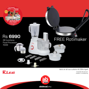 Rico Food Processor FP101 + Free Rotimaker