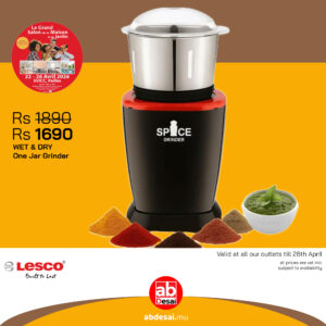 LESCO Spice Grinder 500W Grinder Wet&Dry
