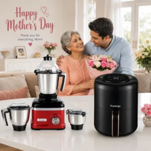 RICO Mixer Grinder MG2513 1000W 3 JARS + Add Rs 700 and Get a Flamingo 4Lts Digital FL500AF Air Fryer worth Rs 3990