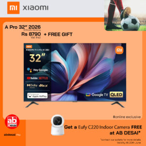 XIAOMI TV A Pro 32" 2026 XIA63963 + Free Eufy Indoor Camera C220