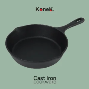 KONEK Cast Iron Frying Pan 21cm naturally non-stick KOFP21