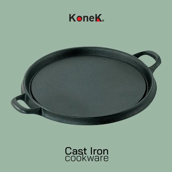 KONEK Cast Iron Pan 30cm naturally non-stick KOP30