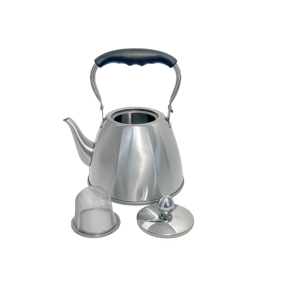 Tea Kettle Pot 1000ml Induction Base S-Steel with foldable handle ABD9254 - Image 2