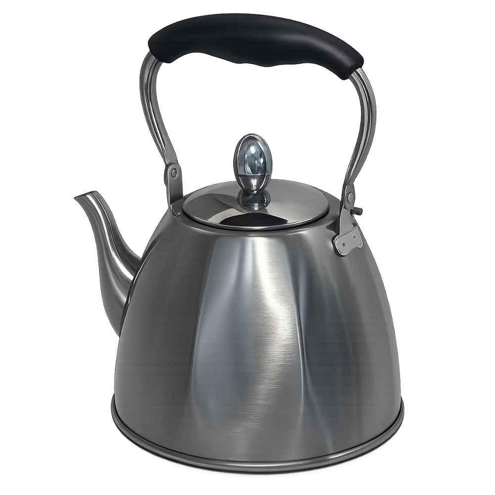 Tea Kettle Pot 1000ml Induction Base S-Steel with foldable handle ABD9254