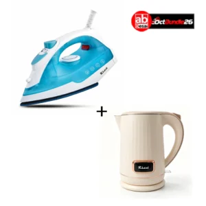 OctBundle26 RICO Steam Iron SI03 2 year replacement warranty + RICO EK2608 Kettle One year warranty