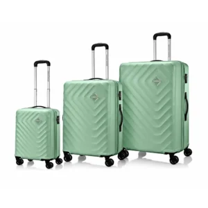 AMERICAN TOURISTER Senna Set3 Mint Green PREBOOK - Delivery 1st week of August 2026 , Get a free set of Silicon wheel protectors on prebooking