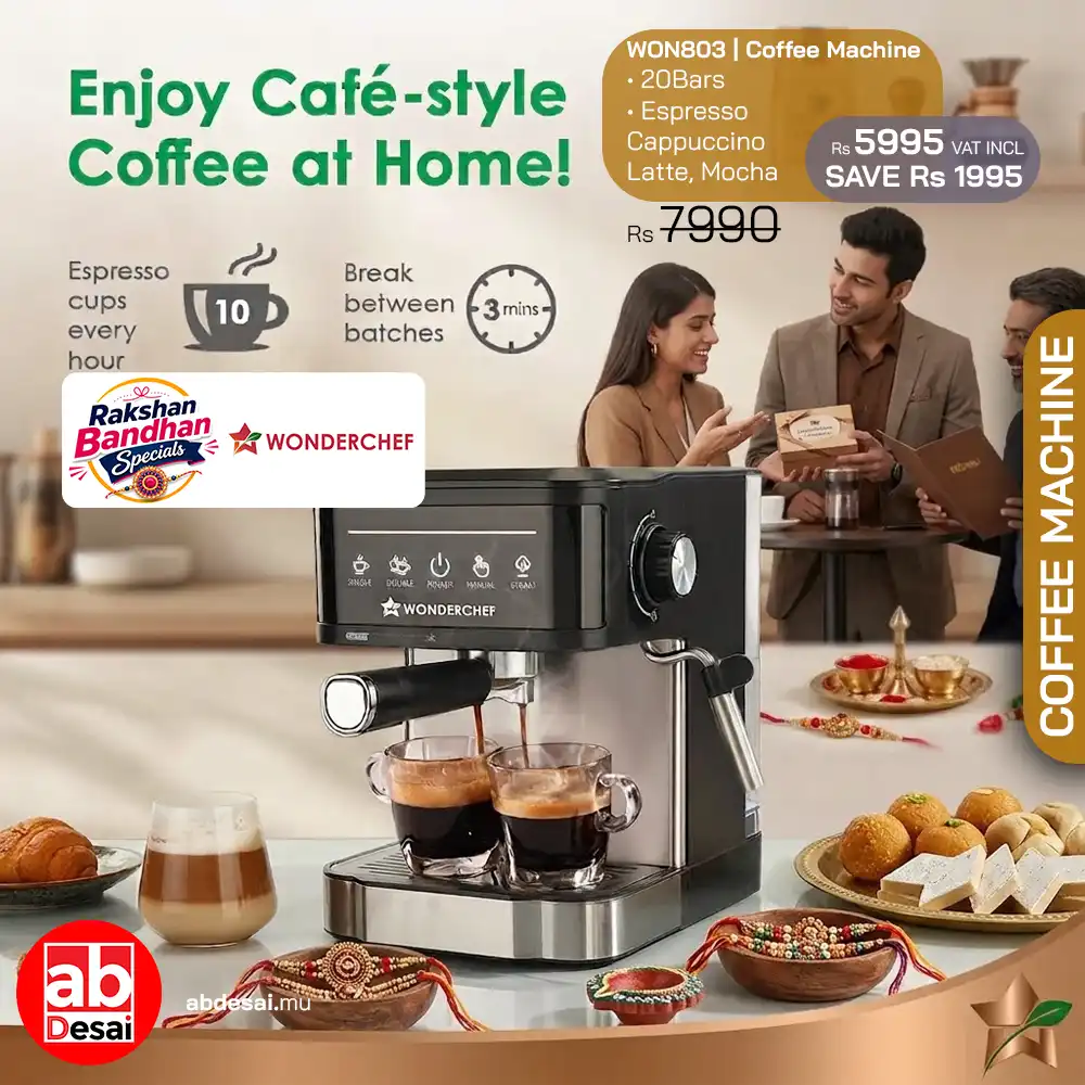 WONDERCHEF Regalia Neo 20 Bar Coffee Maker | Espresso, Cappuccino, Latte, Mocha | Adjustable Milk Frothing Steamer | Metal Porta Filter | 2 Thermostats | 1.5L Water Tank |1200W | 2 Year Warranty WON803-63155216