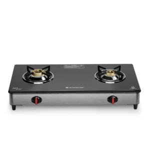 WONDERCHEF Galaxy 2 Burner Auto Gas Stove | 6mm Toughened Glass | Piezo Auto Ignition | 2 Years Warranty WON806-63154812
