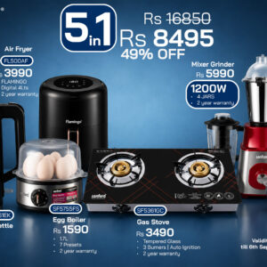 SANFORD Bundle Offer SAVE 49% ( Rs 8355 ) FL500AF+SF3361EK+SF5755FS+SF5361GC blk patt+SF5913GM
