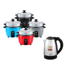 Bundle Sanford Rice Cooker 1.8L SF1152RC (as per colour available) + SF3343EK Cordless Kettle