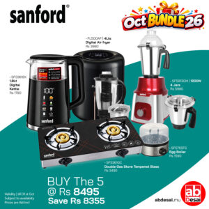 SANFORD Bundle Offer SAVE 49% ( Rs 8355 ) FL500AF+SF3361EK+SF5755FS+SF5361GC blk patt+SF5913GM