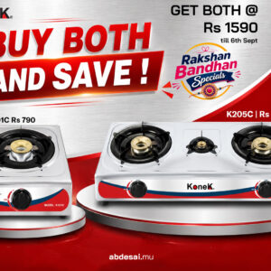 KONEK Bundle Offer | SAVE Rs 590 ( Gas Stove K101C+K2015C)