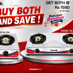 KONEK Bundle Offer | SAVE Rs 590 ( Gas Stove K101C+K2015C)
