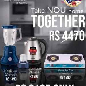 SANFORD Bundle Offer SAVE Rs 2275 (SF6803+SF3343EK+SF5313GC-A)