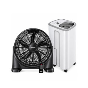 OctBundle26 RICO Dehumidifier 16 Liters DH2312 + Free Sanford 20″ Box Fan SF6657BFN with Remote Control worth Rs 2290