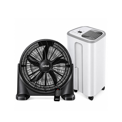 OctBundle26 RICO Dehumidifier 16 Liters DH2312 + Free Sanford 20″ Box Fan SF6657BFN with Remote Control worth Rs 2290