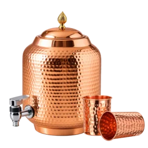 DrCopper Copper Water Dispenser 5000ml DV122 + 2 glasses 300ml each