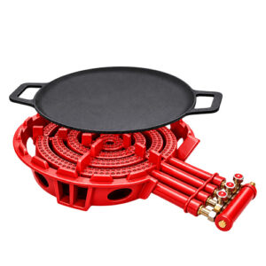 Bundle KONEK Cast Iron Burner 3 rings KC40B Rs 2990 + Konek Cast Iron Pan 30cm KOP30 Rs 1795