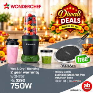 WONDERCHEF NutriBlend Turbo 750W Mixer Grinder Blender Smoothie Maker, 22000 RPM, 3 Jars, Stainless-Steel Blades, Sipper Jar & Lid, 2-Yr Warranty, FREE Recipe Book by Chef Sanjeev Kapoor, Black & Green (WON797-63155246)